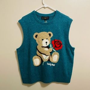 I Only Want to be Loved Teddy Fresh Sweater Vest